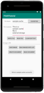 Android File IO Tutorial with Internal and External Storage – Learn to ...